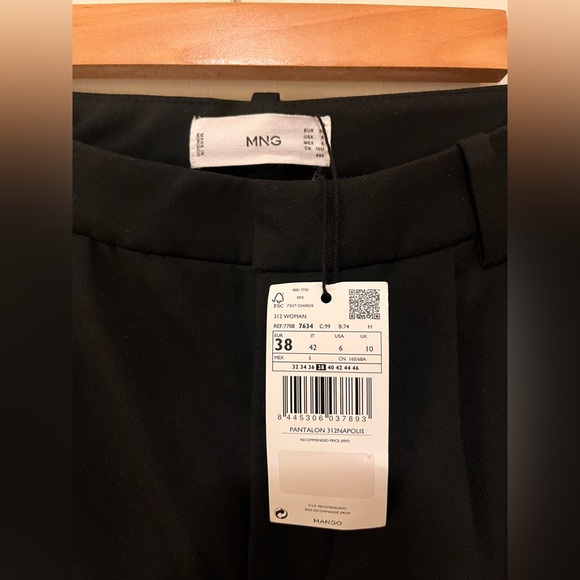 NWT Mango Tailored Cigarette Pants (6) - Picture 6 of 6